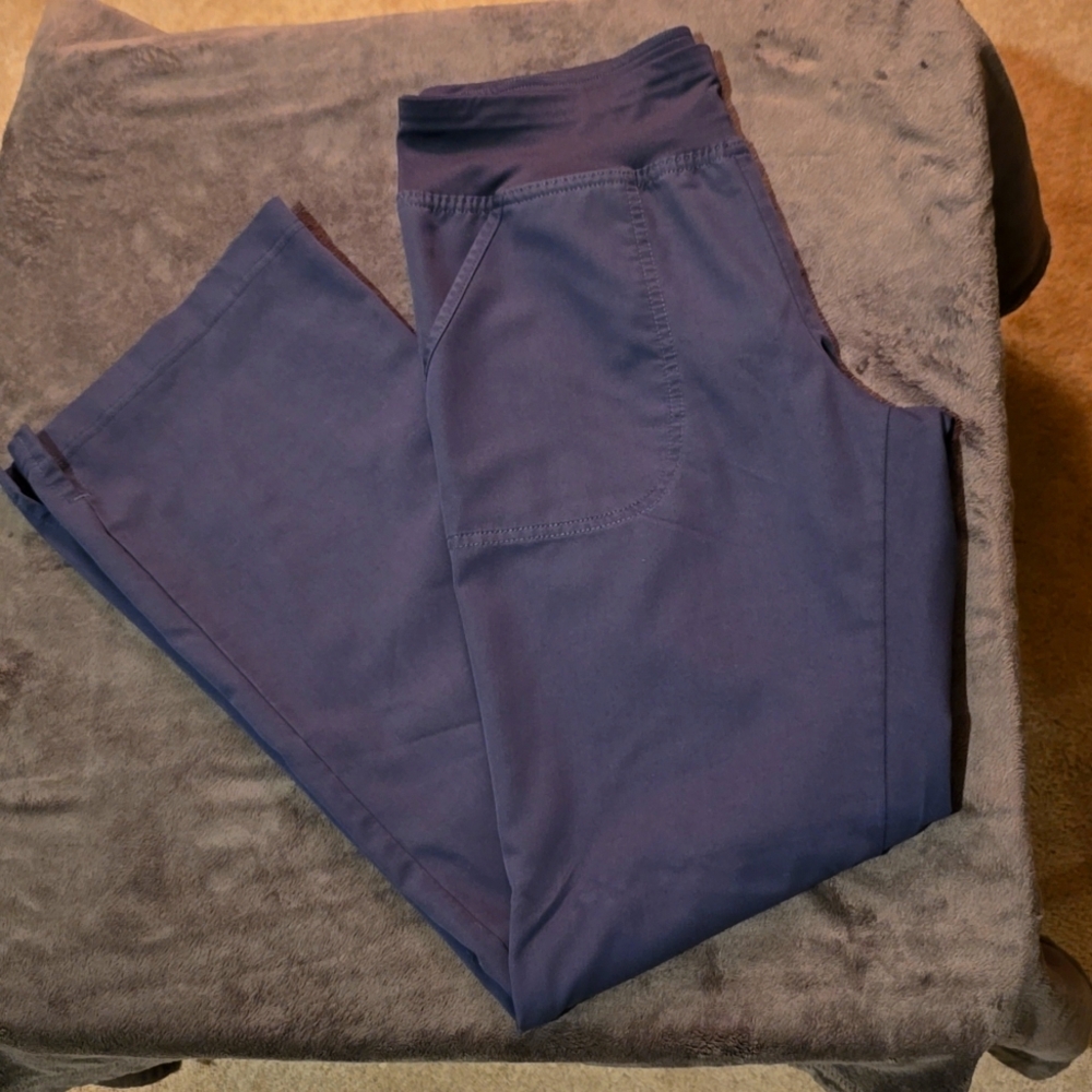 Women's scrub pants, S, gray